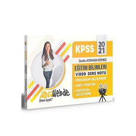 Hocawebde Yayınları 2022 KPSS Eğitim Bilimleri Program Geliştirme -Sınıf Yönetimi - Materyal Geliştirme Video Ders Notları