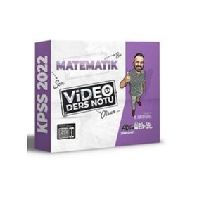 HocaWebde Yayınları 2022 KPSS Matematik Video Ders Notu