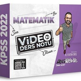 HocaWebde Yayınları 2022 KPSS Matematik Video Ders Notu