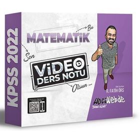 HocaWebde Yayınları 2022 KPSS Matematik Video Ders Notu