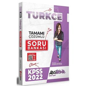 HocaWebde Yayınları 2022 KPSS Türkçe Tamamı Çözümlü Soru Bankası