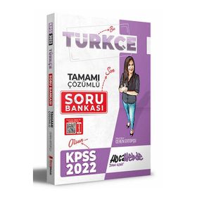 HocaWebde Yayınları 2022 KPSS Türkçe Tamamı Çözümlü Soru Bankası