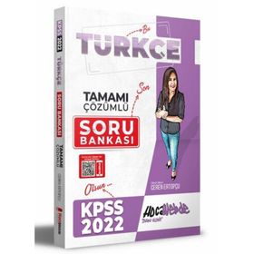 HocaWebde Yayınları 2022 KPSS Türkçe Tamamı Çözümlü Soru Bankası