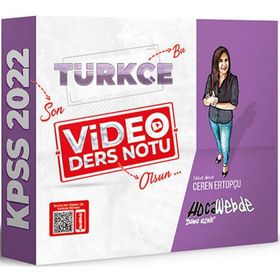 HocaWebde Yayınları 2022 KPSS Türkçe Video Ders Notu