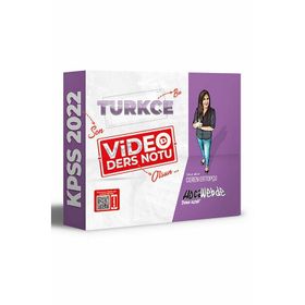 HocaWebde Yayınları 2022 KPSS Türkçe Video Ders Notu