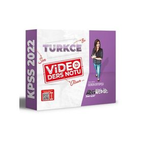 HocaWebde Yayınları 2022 KPSS Türkçe Video Ders Notu