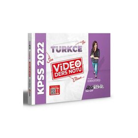 HocaWebde Yayınları 2022 KPSS Türkçe Video Ders Notu