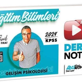HocaWebde Yayınları - 2024 KPSS Eğitim Bilimleri Gelişim Video Ders Notu