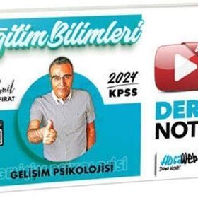 HocaWebde Yayınları - 2024 KPSS Eğitim Bilimleri Gelişim Video Ders Notu