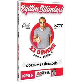 HocaWebde Yayınları 2024 KPSS Eğitim Bilimleri Öğrenme Psikolojisi Tamamı Çözümlü 23 Deneme