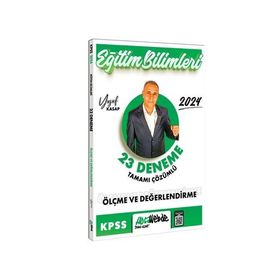 HocaWebde Yayınları 2024 KPSS Eğitim Bilimleri Ölçme ve Değerlendirme Tamamı Çözümlü 23 Deneme
