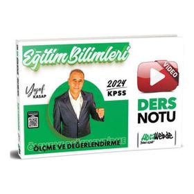HocaWebde Yayınları - 2024 KPSS Eğitim Bilimleri Ölçme ve Değerlendirme Video Ders Notu