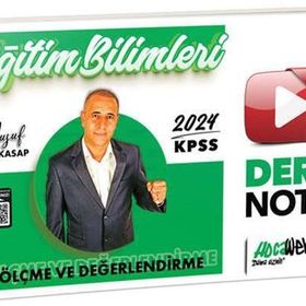 HocaWebde Yayınları - 2024 KPSS Eğitim Bilimleri Ölçme ve Değerlendirme Video Ders Notu
