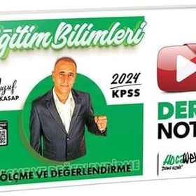 HocaWebde Yayınları - 2024 KPSS Eğitim Bilimleri Ölçme ve Değerlendirme Video Ders Notu