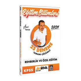 HocaWebde Yayınları 2024 KPSS Eğitim Bilimleri Rehberlik ve Özel Eğitim Tamamı Çözümlü 23 Deneme