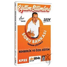 Hocawebde Yayınları 2024 KPSS Eğitim Bilimleri Rehberlik ve Özel Eğitim Tamamı Çözümlü Soru Bankası