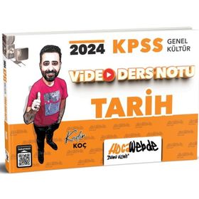 HocaWebde Yayınları - 2024 KPSS Genel Kültür Tarih Video Ders Notu