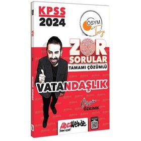 HocaWebde Yayınları - 2024 KPSS Genel Kültür Vatandaşlık Tamamı Çözümlü 22 Deneme Sınavı
