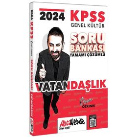 Hocawebde Yayınları 2024 KPSS Genel Kültür Vatandaşlık Tamamı Çözümlü Soru Bankası