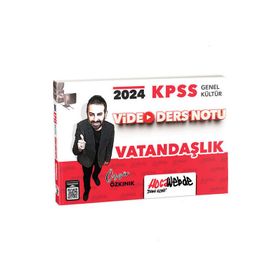 HocaWebde Yayınları - 2024 KPSS Genel Kültür Vatandaşlık Video Ders Notu