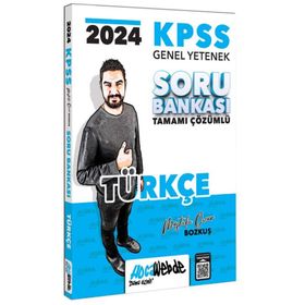 Hocawebde Yayınları 2024 KPSS Genel Yetenek Türkçe Tamamı Çözümlü Soru Bankası
