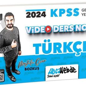 HocaWebde Yayınları - 2024 KPSS Genel Yetenek Türkçe Video Ders Notu