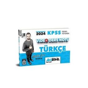 HocaWebde Yayınları - 2024 KPSS Genel Yetenek Türkçe Video Ders Notu