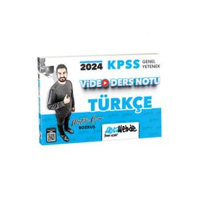 HocaWebde Yayınları - 2024 KPSS Genel Yetenek Türkçe Video Ders Notu