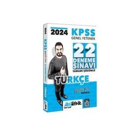 HocaWebde Yayınları 2024 KPSS GY Türkçe Tamamı Çözümlü 22 Deneme Sınavı