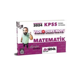 HocaWebde Yayınları 2024 KPSS Matematik Video Ders Notu