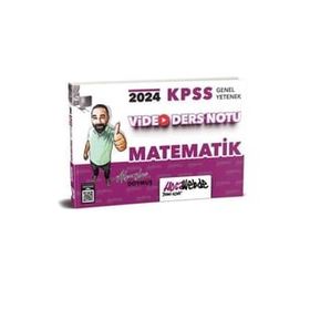 HocaWebde Yayınları 2024 KPSS Matematik Video Ders Notu