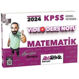 HocaWebde Yayınları 2024 KPSS Matematik Video Ders Notu