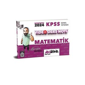 HocaWebde Yayınları 2024 KPSS Matematik Video Ders Notu