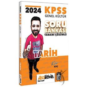 HocaWebde Yayınları 2024 KPSS Tarih Tamamı Çözümlü Soru Bankası