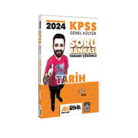 HocaWebde Yayınları 2024 KPSS Tarih Tamamı Çözümlü Soru Bankası