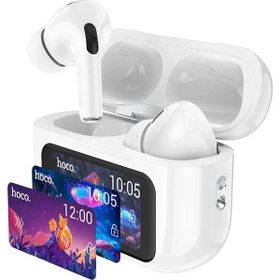 Hoco EW72 BT 5.4 Beyaz Aktif Gürültü Engelleyici Özellikli Dijital Dokunmatik Ekranlı Airpods Bluetooth Kulaklık