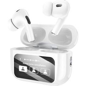 Hoco EW72 BT 5.4 Beyaz Aktif Gürültü Engelleyici Özellikli Dijital Dokunmatik Ekranlı Airpods Bluetooth Kulaklık