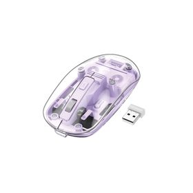 Hoco GM29 2.4g Mor Mysterious Business Çift Modlu Sessiz Kablosuz Mouse