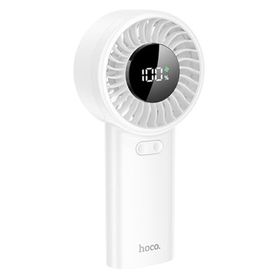 Hoco HX62 Endless Beyaz Dijital Göstergeli El Tipi ve Masaüstü Soğutucu Fan