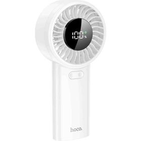 Hoco HX62 Endless Beyaz Dijital Göstergeli El Tipi ve Masaüstü Soğutucu Fan
