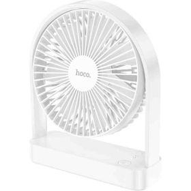 Hoco HX65 Beyaz Ultra Ince Masaüstü Soğutucu Fan