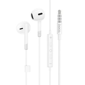 Hoco M109 Beyaz 3.5 mm Mikrofonlu Kablolu Kulaklık
