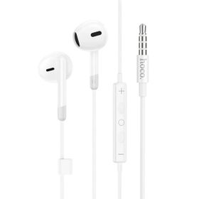 Hoco M109 Beyaz 3.5 mm Mikrofonlu Kablolu Kulaklık