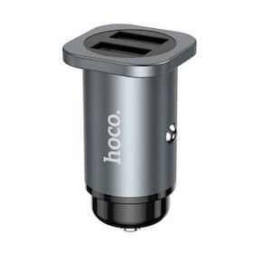 Hoco NZ4 Çift Gri USB 24 W Hızlı Şarj Araç Çakmaklık Şarj Adaptörü Oto Şarj Başlığı