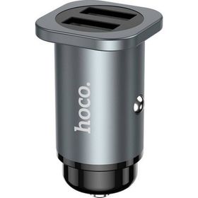 Hoco NZ4 Çift Gri USB 24 W Hızlı Şarj Araç Çakmaklık Şarj Adaptörü Oto Şarj Başlığı