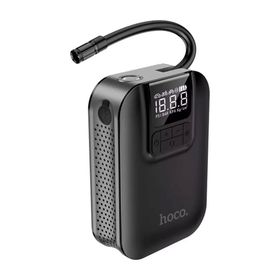 Hoco S53 Breeze 2500 mAh Bataryalı Taşınabilir Çok Fonksiyonlu Dijital Göstergeli Akıllı Kablosuz Hava Kompresörü