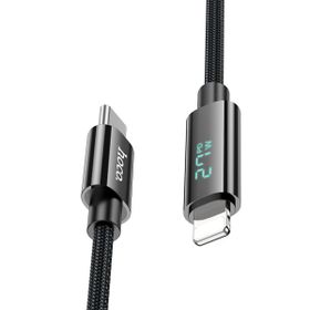 Hoco U125 1.2M Benefit Lightning Siyah Şarj Data Kablosu