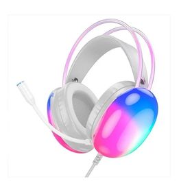 Hoco W109 Rich Beyaz Gaming Kulak Üstü Oyuncu Kulaklık