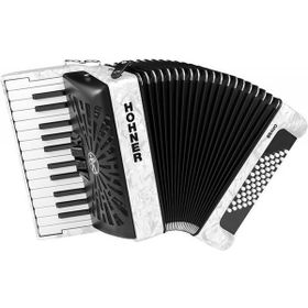 Hohner A16512 Bravo II 48 White Pearl Akordiyon