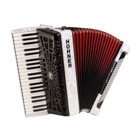 Hohner A16812 Bravo III 120 White Pearl Akordiyon
